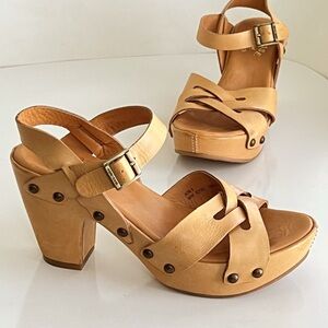 Tan Platform Sandals